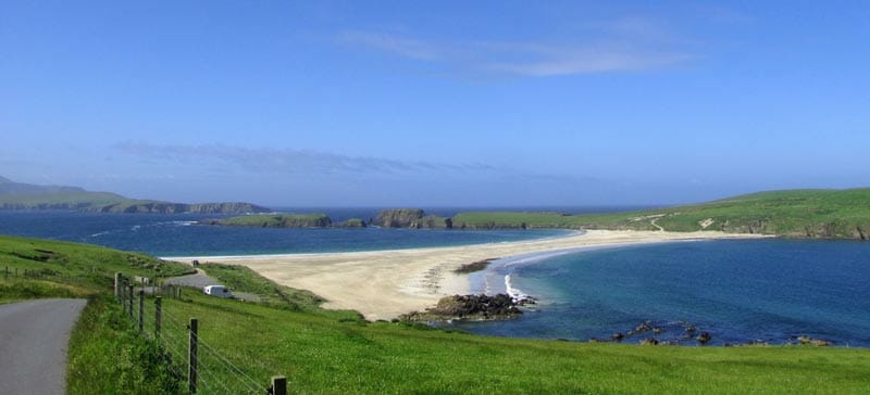 La isla de St Ninians, en las islas Shetland. Britt-Marie Sohlström (CC)